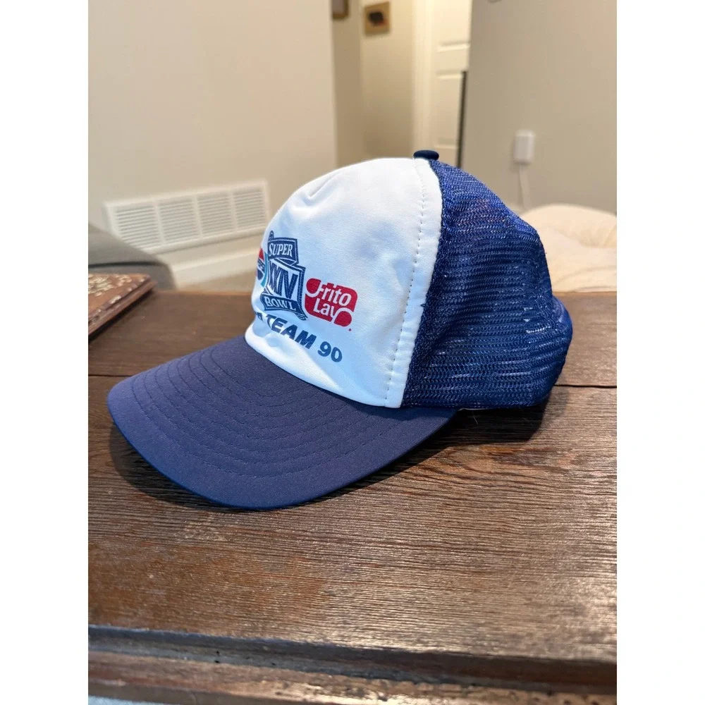 VTG Vintage Super Bowl XXIV Frito Lay Pepsi Super‎ Team 90 Trucker Hat Snapback